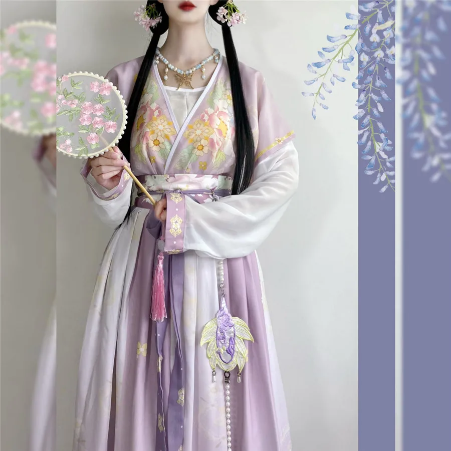 Ethnic Fashion Show - Abito Tradizionale Cinese Rosa Arancione Verde
