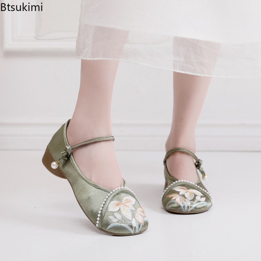 Ethnic And Fashion - Scarpe da Donna Eleganti con Ricami