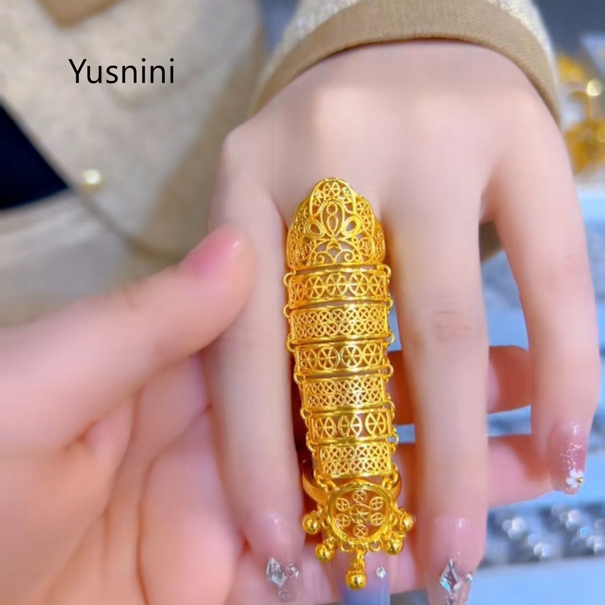 Ethnic Fashion Wear - Anello da Donna in Stile Etnico