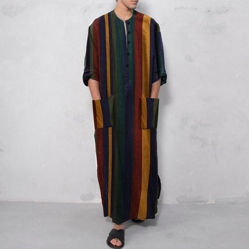Camicia Lunga da Uomo a Righe  - Ethnic Fashion Wear recensione e prezzo