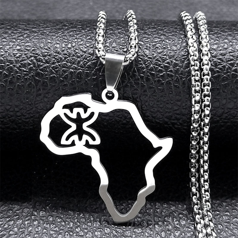 Collana con Mappa dell'Africa  - Ethnic Fashion Show recensione e prezzo