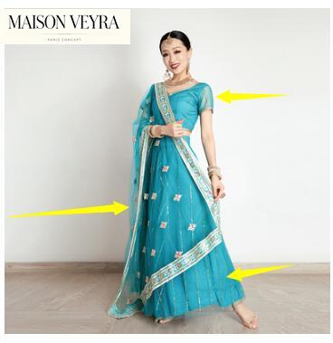 Sari Indiano da Donna in Georg - Saree Georgette Women recensione e prezzo