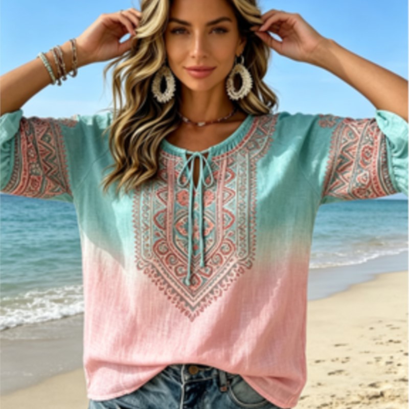 Camicetta da donna con stampa  - Ethnic Fashion Wear recensione e prezzo